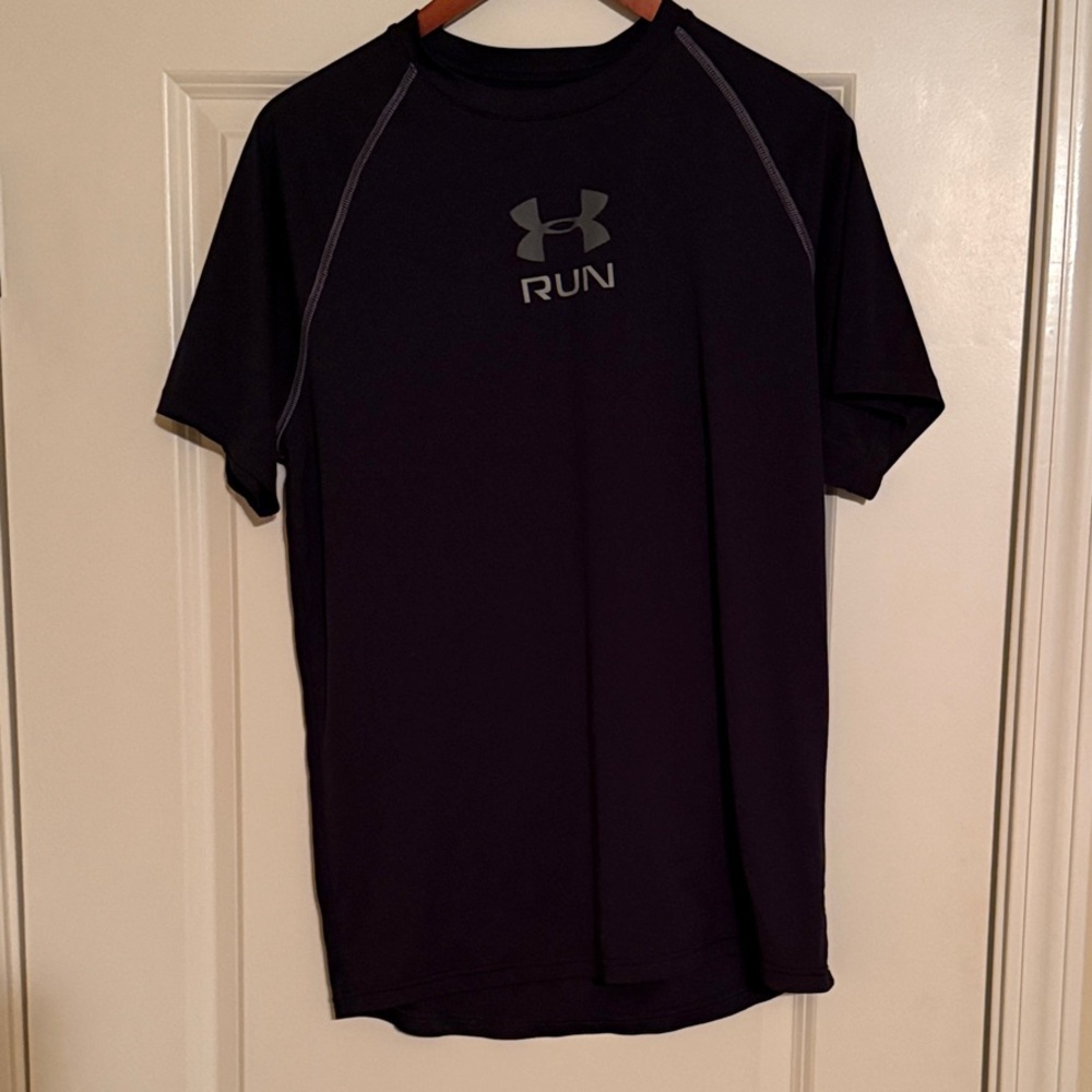 Under Armour Men's Black Short Sleeve Tee Dry Fit